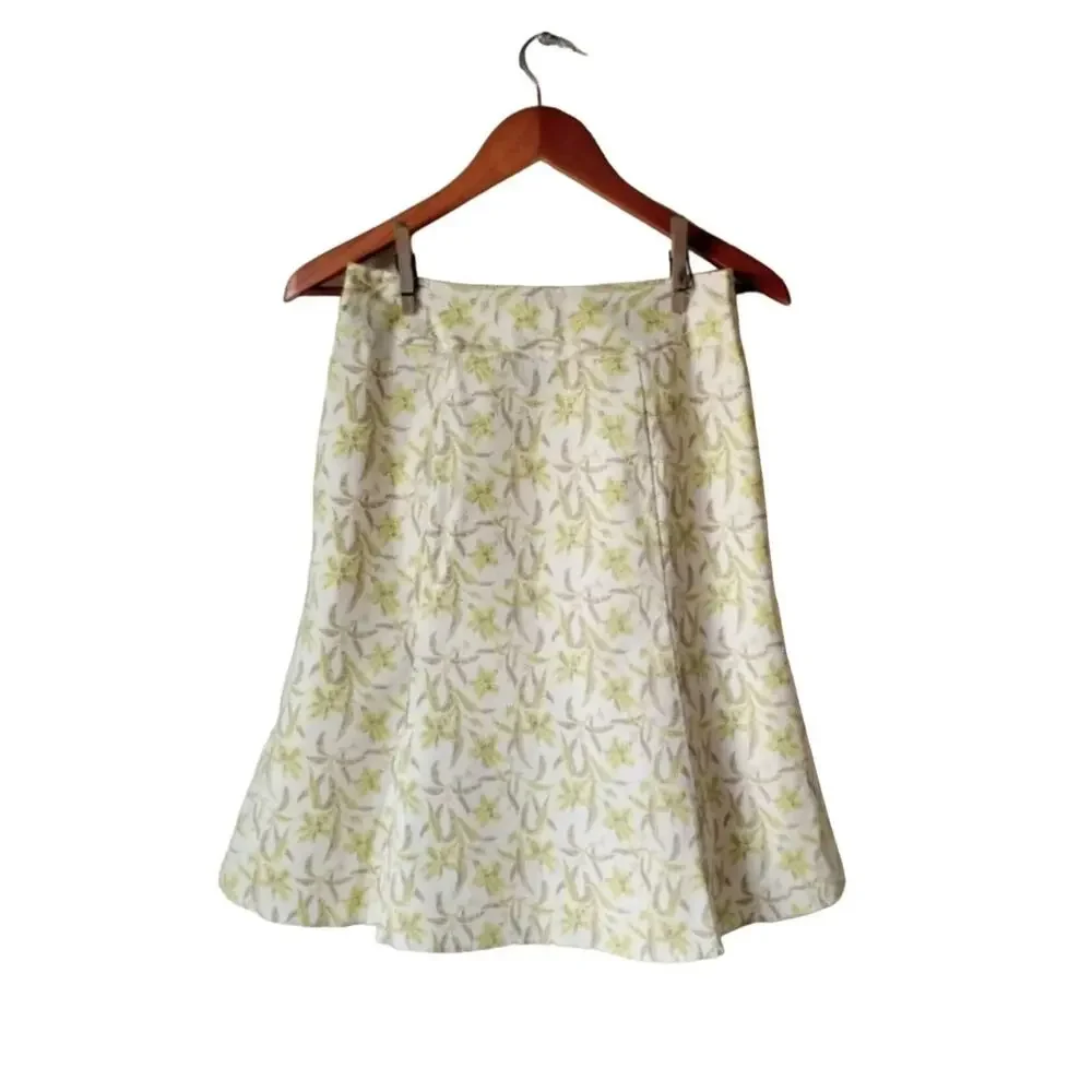 GAP Floral A-Line Skirt Size 2